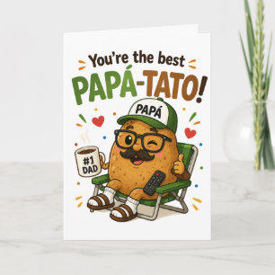 Tarjeta divertida de cumpleaños para Papá Tato Dad