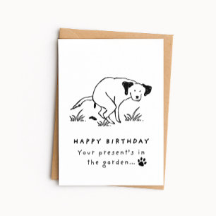 Tarjeta divertida de cumpleaños para perro - El re