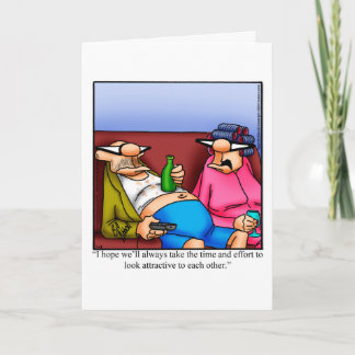 Tarjeta divertida de felicitación de aniversario