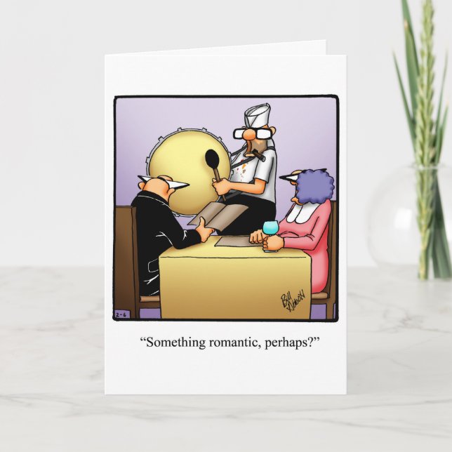 Tarjeta divertida de felicitación de aniversario (Anverso)