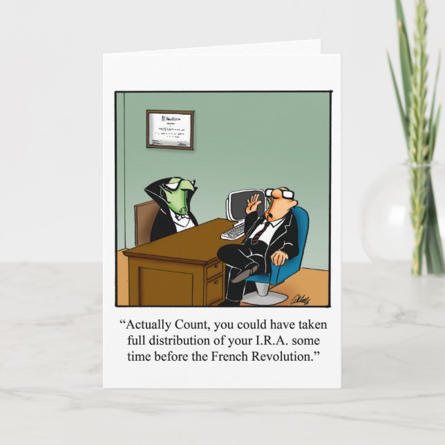 Tarjeta divertida de Feliz Halloween (Anverso)