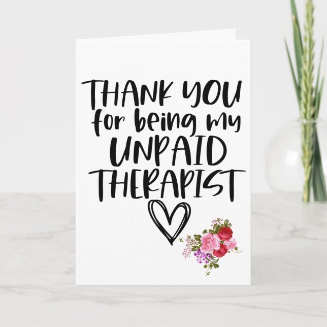 Tarjeta divertida de flores de Acción de Gracias p (Anverso)