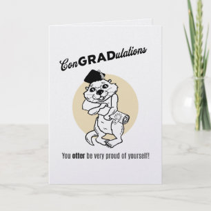 Tarjeta divertida de graduación - Felicidades Grad