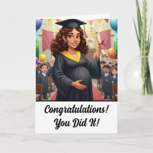 Tarjeta divertida de graduación universitaria para