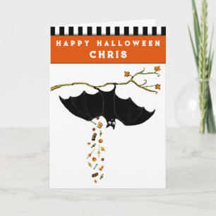 Tarjeta divertida de Halloween