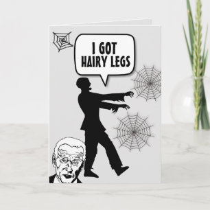 TARJETA DIVERTIDA DE HALLOWEEN DE JOE BIDEN ZOMBIE