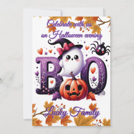 Tarjeta divertida de Halloween personalizable
