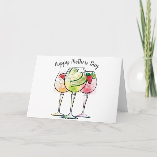 Tarjeta divertida de Happy Mothers Day (Anverso)