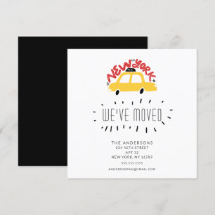 Tarjeta divertida de Invitación móvil de taxi amar