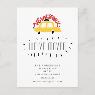 Tarjeta divertida de Invitación móvil de taxi amar
