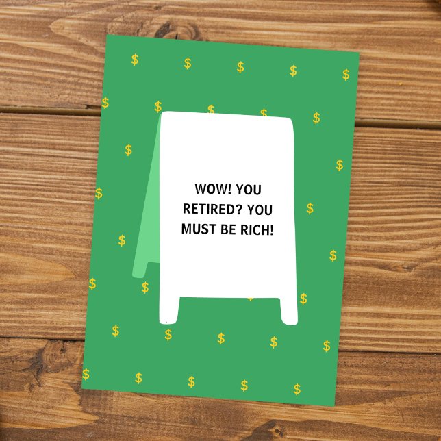 Tarjeta divertida de jubilación (Subido por el creador)