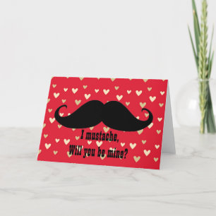 Tarjeta divertida de los corazones del