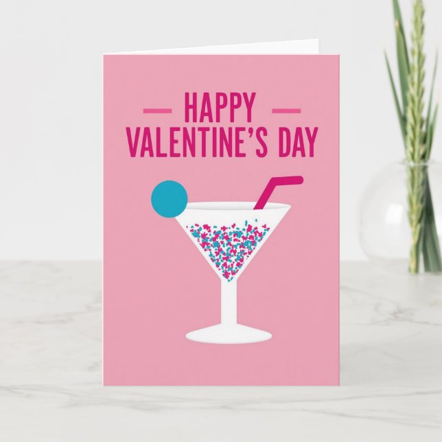 Tarjeta divertida de Martini para San Valentín (Anverso)