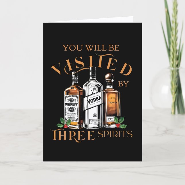 Tarjeta divertida de Navidad (Anverso)
