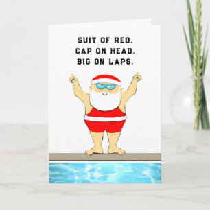 Tarjeta divertida de Navidad
