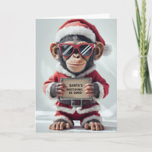 Tarjeta divertida de navidad