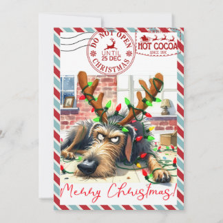Tarjeta divertida de Navidad