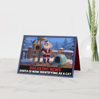 Tarjeta divertida de Navidad anti-woke