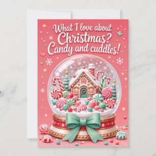 Tarjeta divertida de Navidad: Caramelos y Mimos