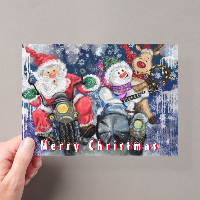 Tarjeta divertida de Navidad con mejores amigos fe (Insitu (portátil))