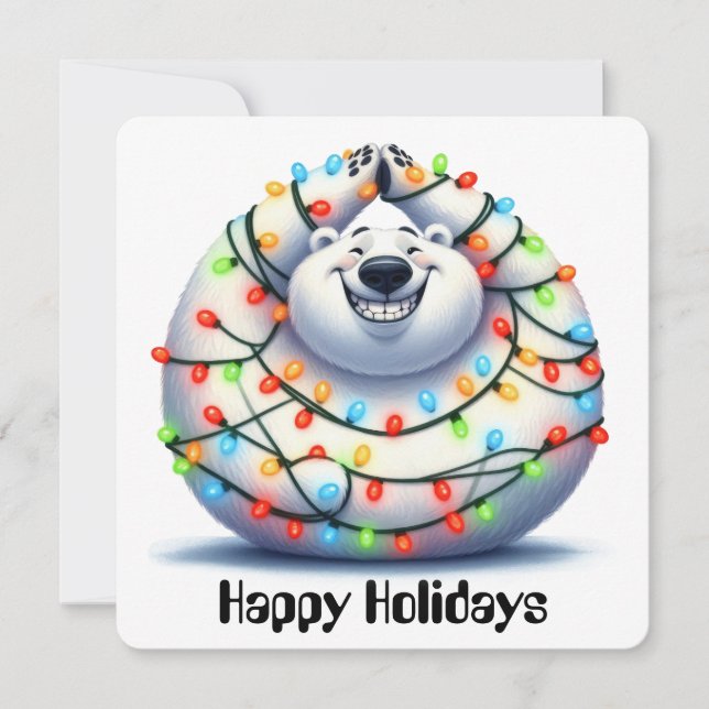 Tarjeta divertida de Navidad para animales (Anverso)