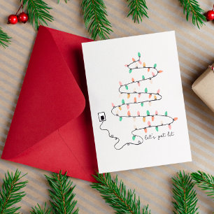 Tarjeta divertida de Navidad para compañeros de tr