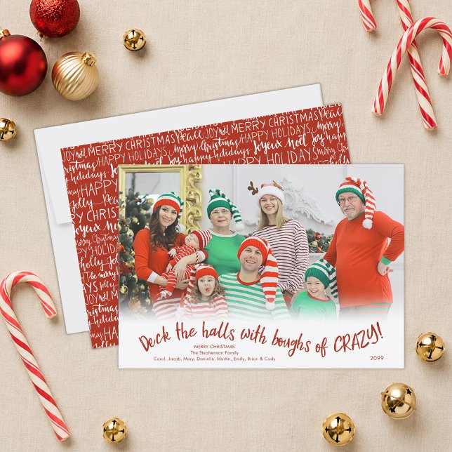 Tarjeta divertida de Navidad para decorar las sala (Subido por el creador)