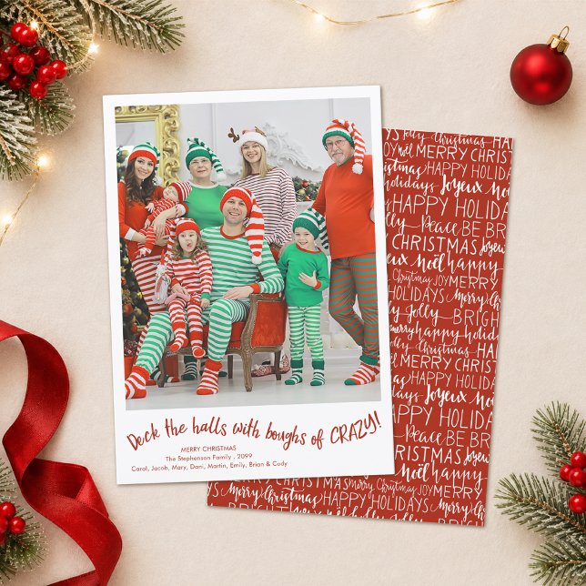 Tarjeta divertida de Navidad para decorar las sala (Subido por el creador)