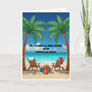 Tarjeta divertida de Navidad para Snowbird
