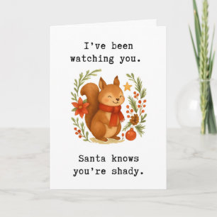 Tarjeta divertida de Navidad Tarjeta de felicitaci