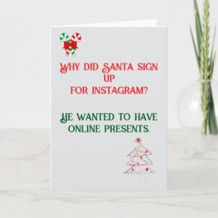 Tarjeta divertida de Navidades de Chiste