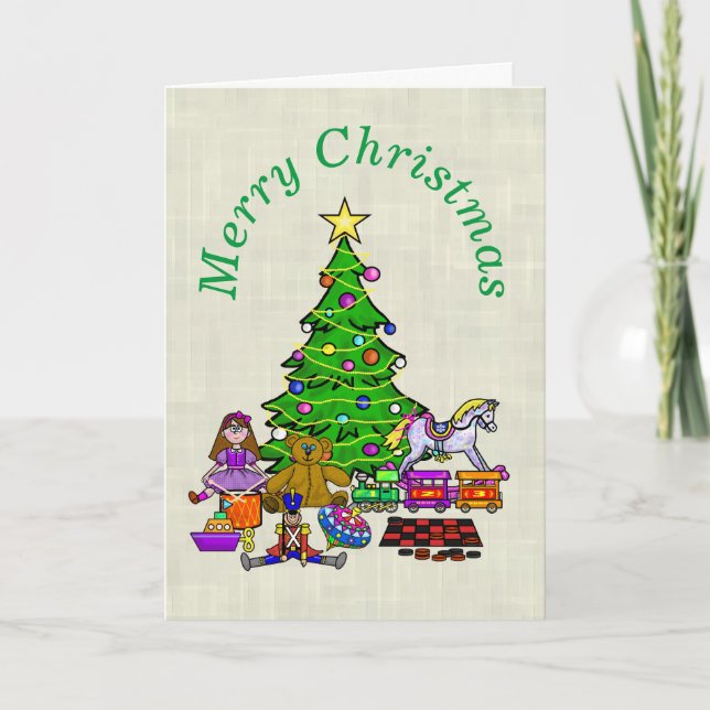 Tarjeta divertida de Navidades históricos (Anverso)