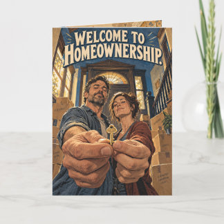 Tarjeta divertida de nueva casa | Todo es tu probl