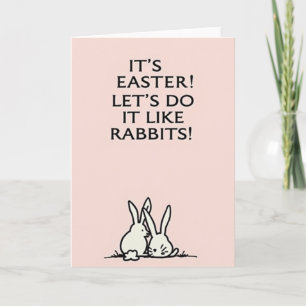 Tarjeta divertida de Pascua