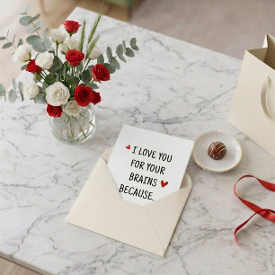 Tarjeta divertida de San Valentín de zombi – Ama t