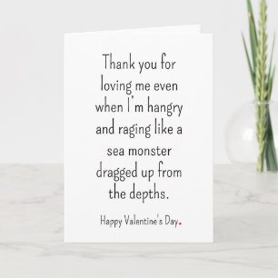 Tarjeta divertida de San Valentín para alguien ham