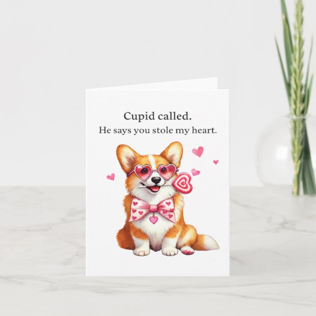 Tarjeta divertida de San Valentín para amantes de  (Anverso)