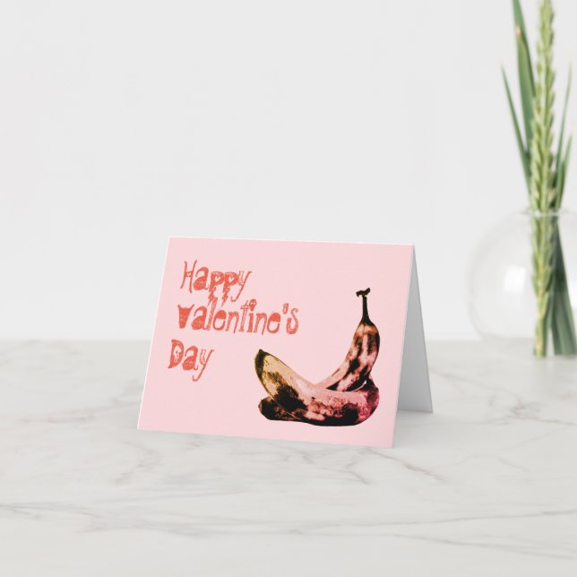 Tarjeta divertida de San Valentín personalizable y (Anverso)