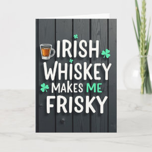 Tarjeta divertida de Whisky Irlandés