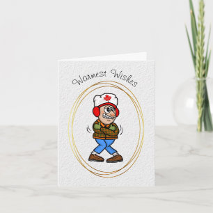 Tarjeta divertida del Día de Canadá para canadiens