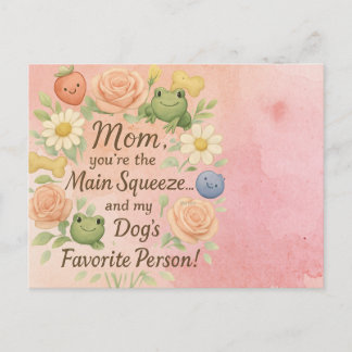 Tarjeta divertida del Día de la Madre Pickle Berry