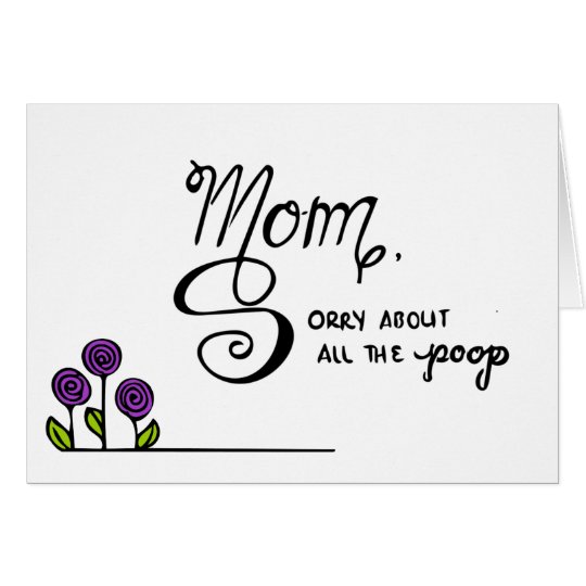 Tarjeta divertida del día de madre
