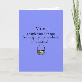 Tarjeta divertida del día de madre