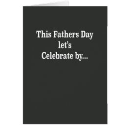 Tarjeta divertida del día de padres