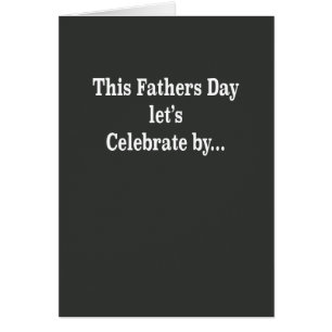 Tarjeta divertida del día de padres