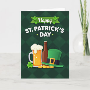 Tarjeta divertida del día de San Patricio