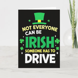 Tarjeta divertida del día de San Patricio para con