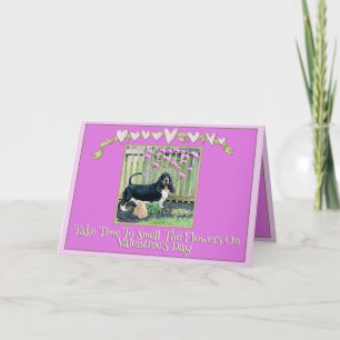 Tarjeta divertida del Día de San Valentín de Basse