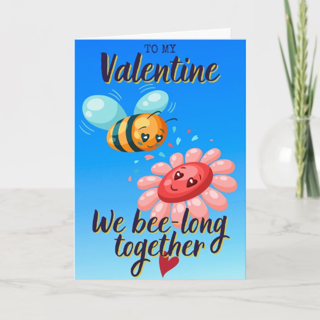 Tarjeta divertida del día de San Valentín de We Be (Anverso)