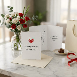 Tarjeta divertida del día de San Valentín para alm